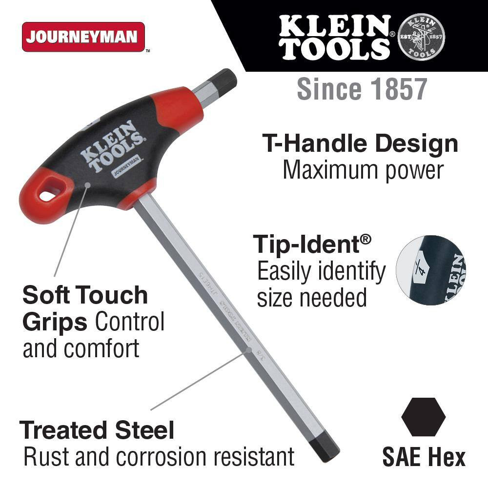 7/32 In. Hex Journeyman 9 In. T-Handle