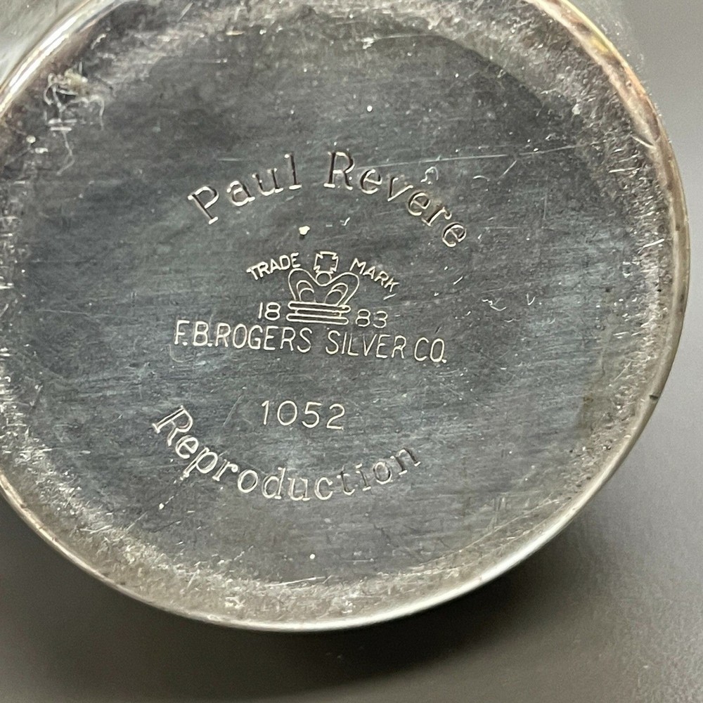 Paul Revere Reproduction 1052 F. B. Rogers Silver Co. Creamer Silver-plate