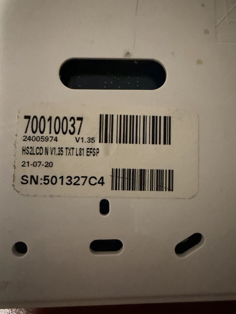 DSC HS2LCD N V1.35 PowerSeries Neo Full Message LCD Hardwired Keypad