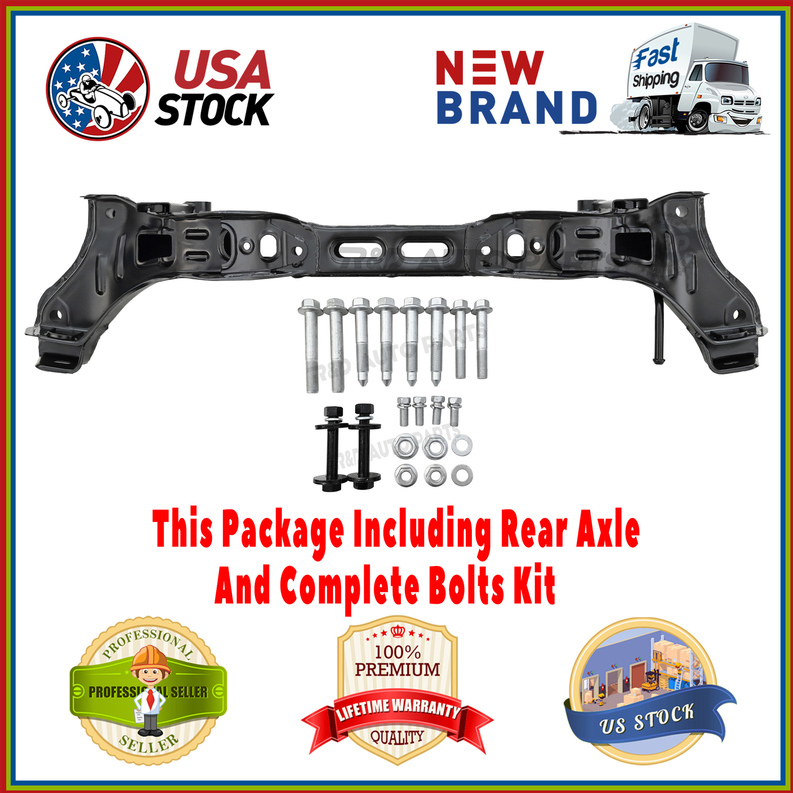 Rear Subframe Crossmember for Hyundai Elantra Cradle Sedan SW 2006-2010 W/Bolts