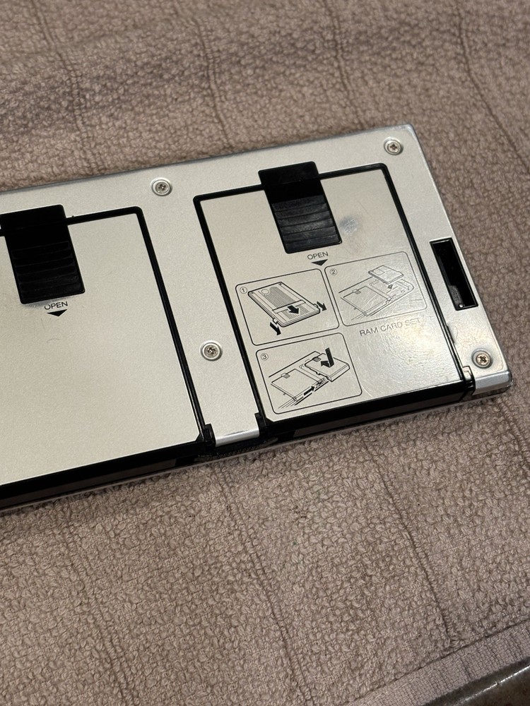 Casio FX-750P Programmable Computer w/ 2 RAM Cards Tested + Box