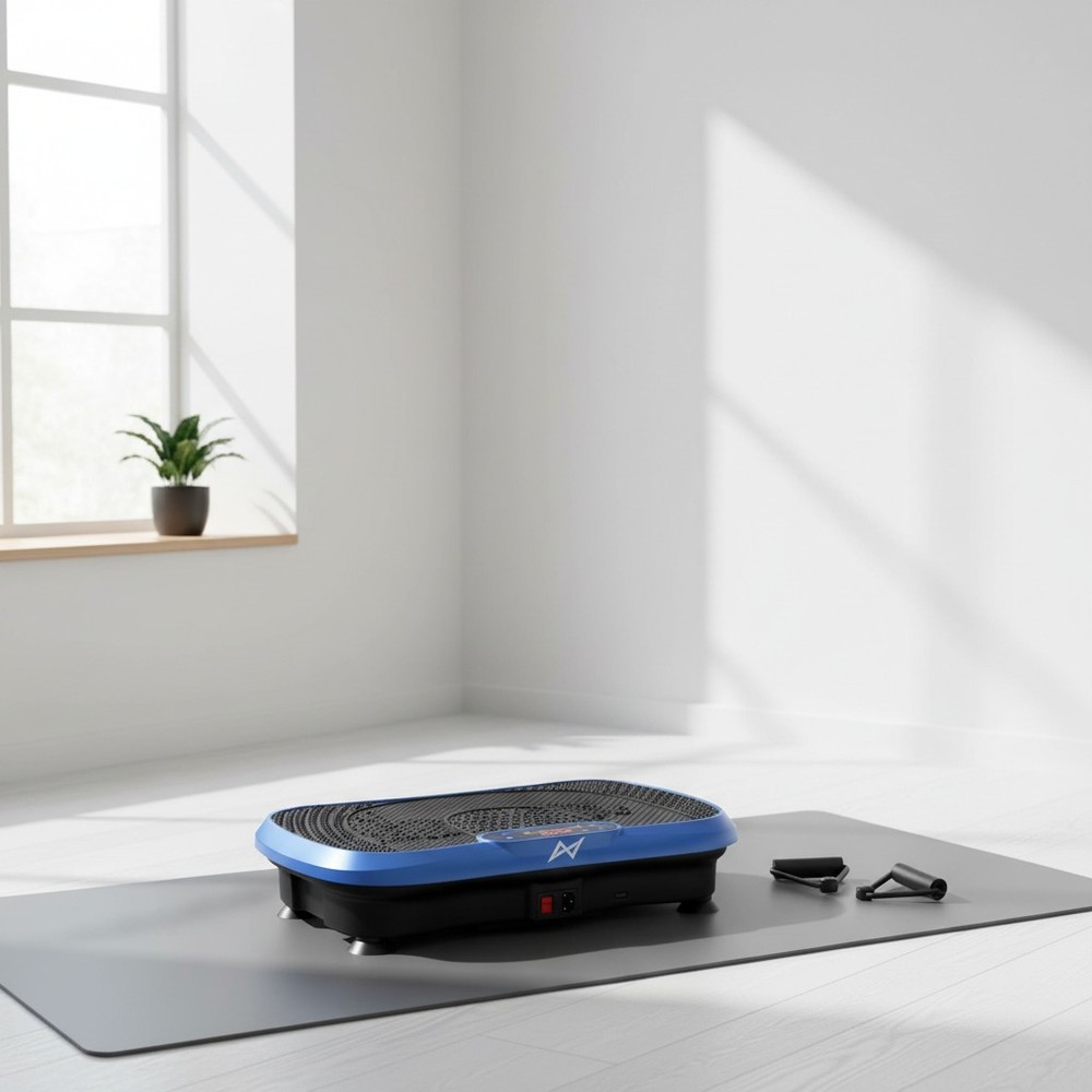 Compact Vibration Plate Exercise Machine - Full Body Shaker for Weight Loss