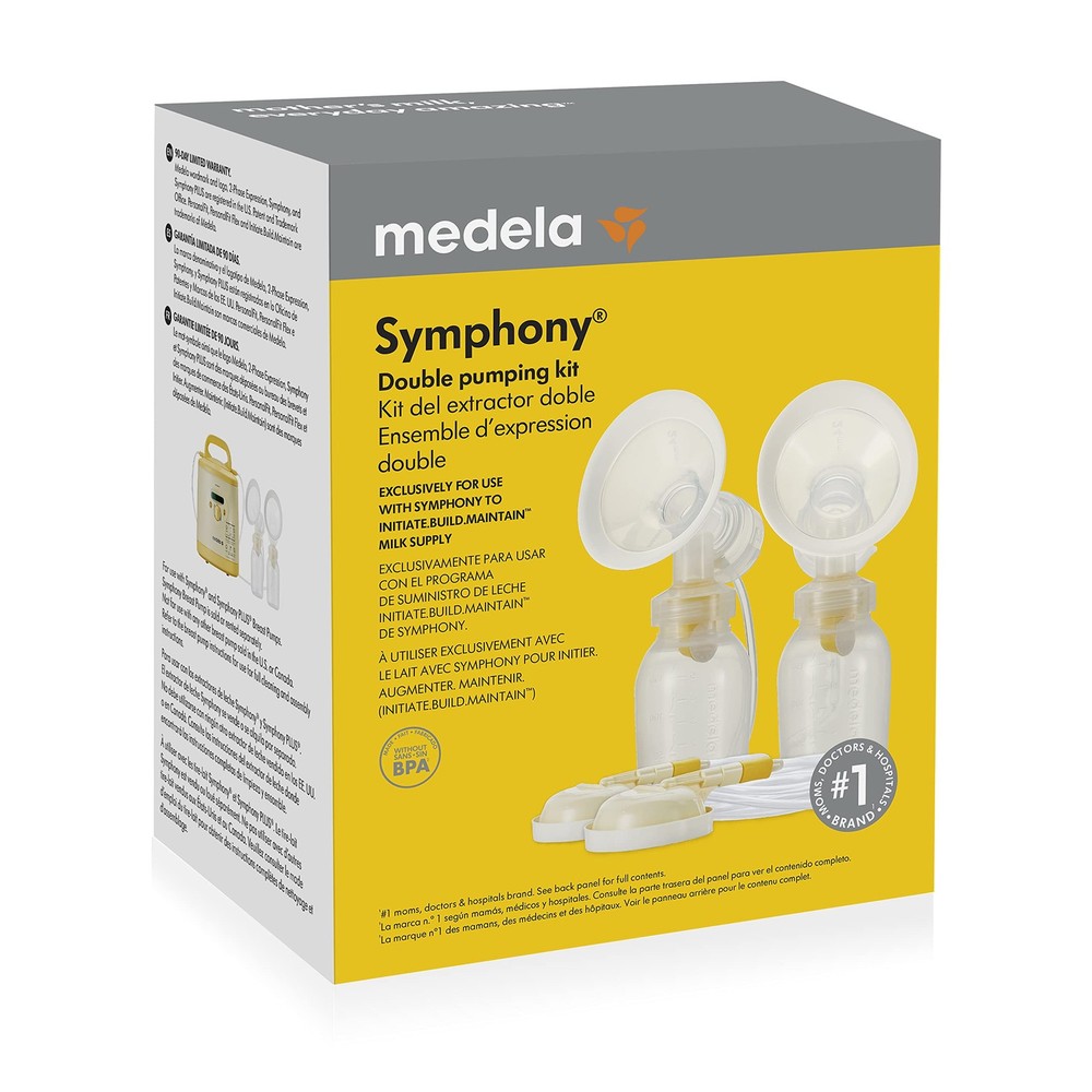 Medela Symphony Breast Pump Kit, Double Pumping System Includes Everything