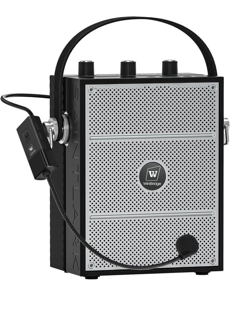 WinBridge Bluetooth 5.3 Voice Amplifier with Wireless Microphone Headset S98