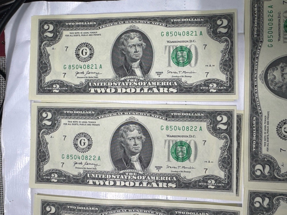 20 CONSECUTIVE NOTES – G85040815A G85040834A – FULL MATCHING SET