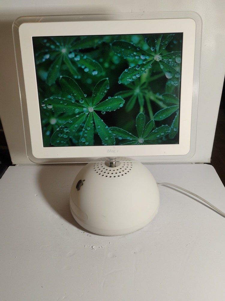Vintage Apple iMac 2003 Computer Powers On Tested As Is