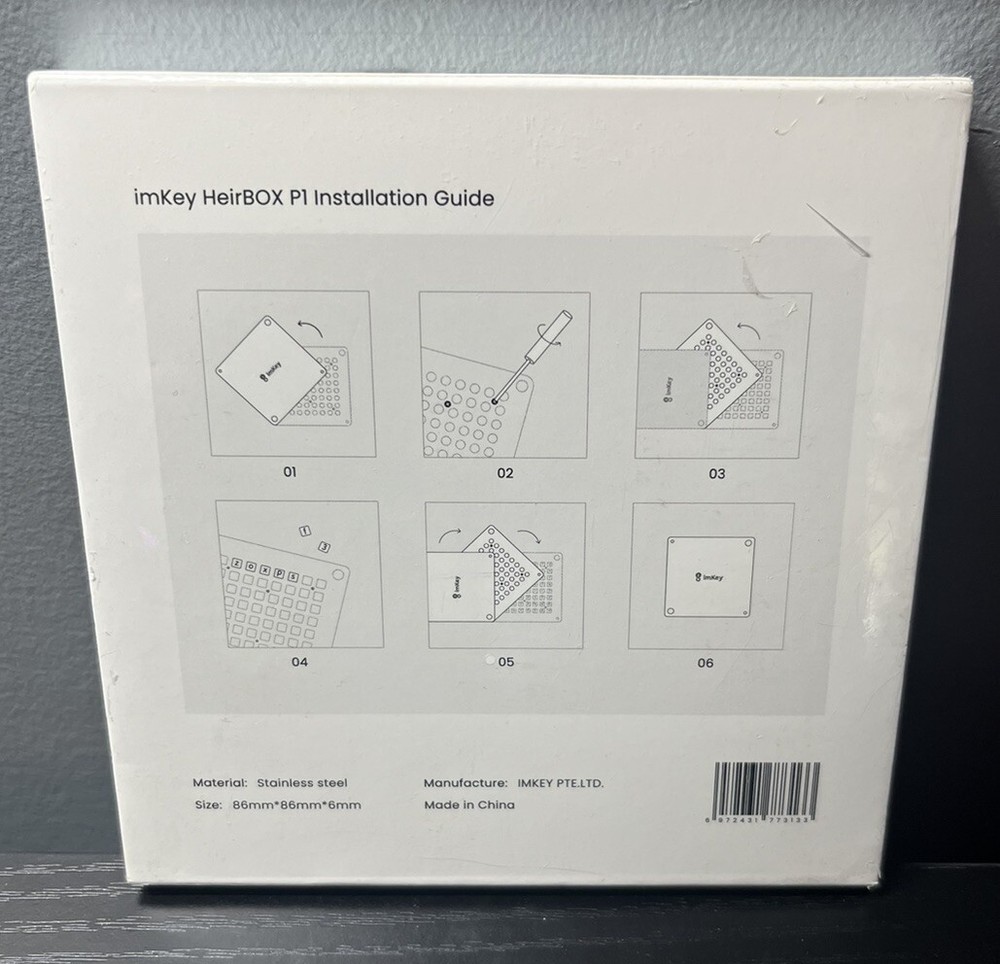 imKey HeirBOX P1 Seed Phrase Storage