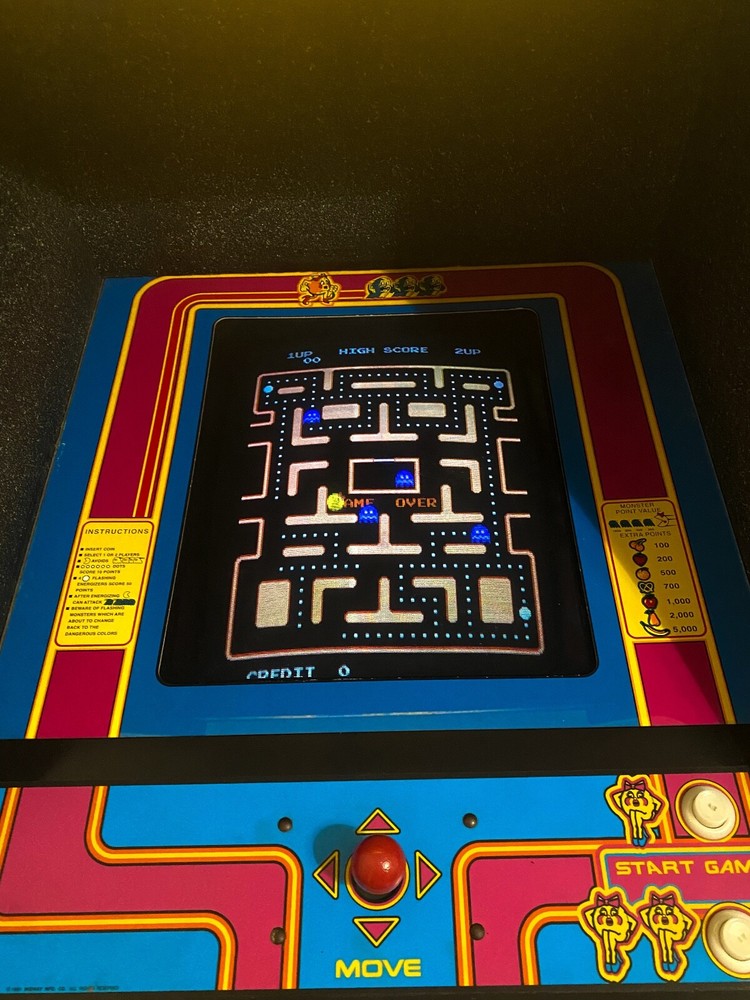 ORIGINAL VINTAGE Ms PAC-MAN ARCADE MACHINE