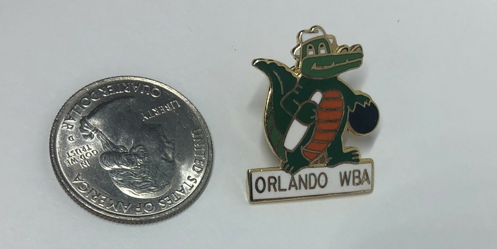 Orlando WBA Bowling Alligator Pin