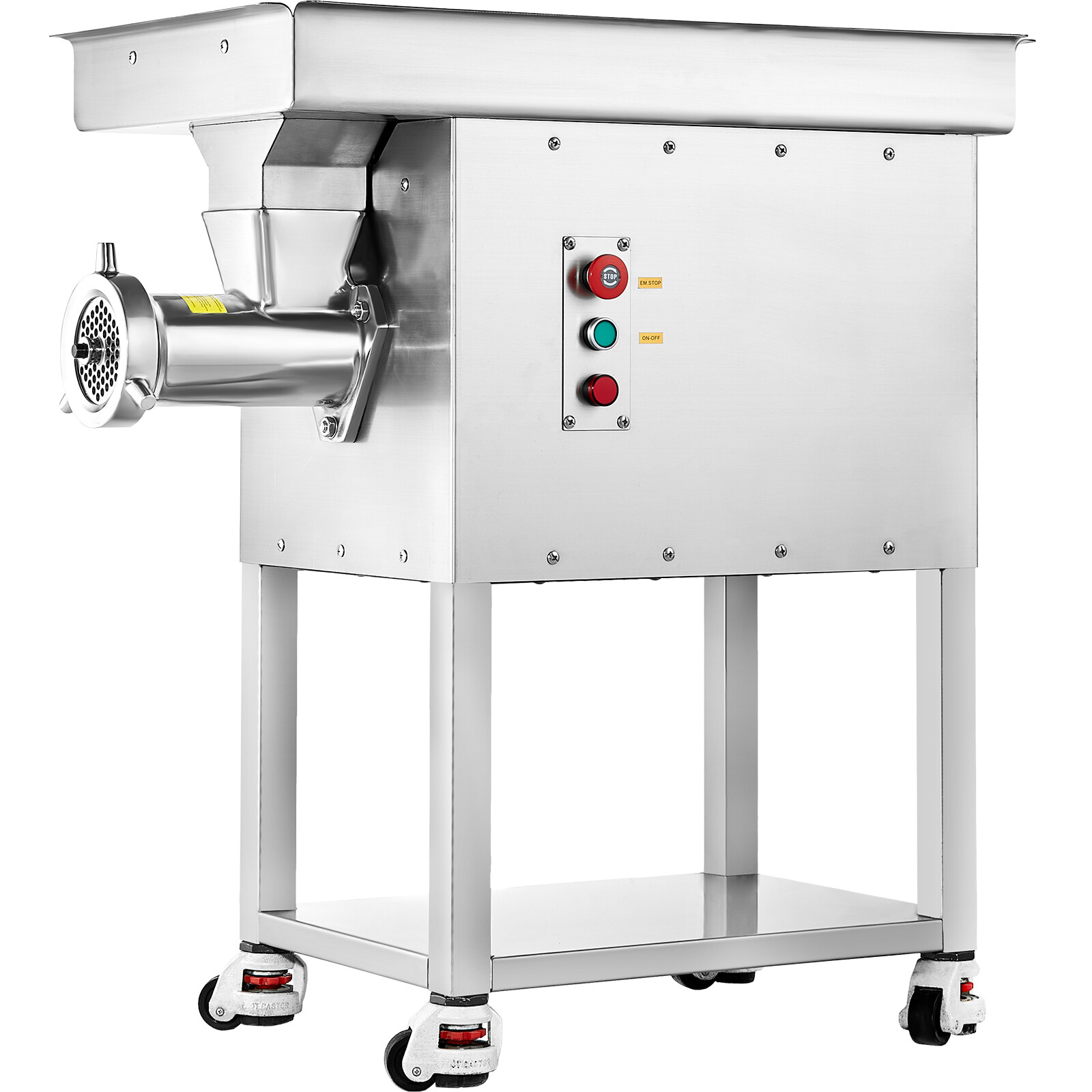 Commercial Electric Meat Grinder 22Lb/Min 2200W Industrial Cabinet Grinder