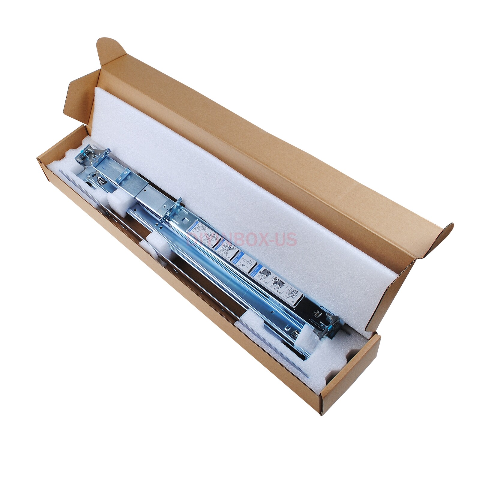 H872R For Dell PowerEdge R720 R730 Server 2U Ready Rail Rails Kit