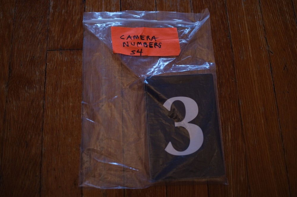 Marvelous Mrs. Maisel Prop: Gordon Ford Show Camera Number Tag