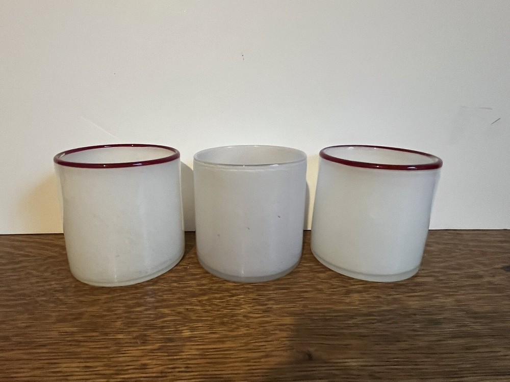 Lafco 15.5 oz Hand Blown Candle Containers- three-Empty