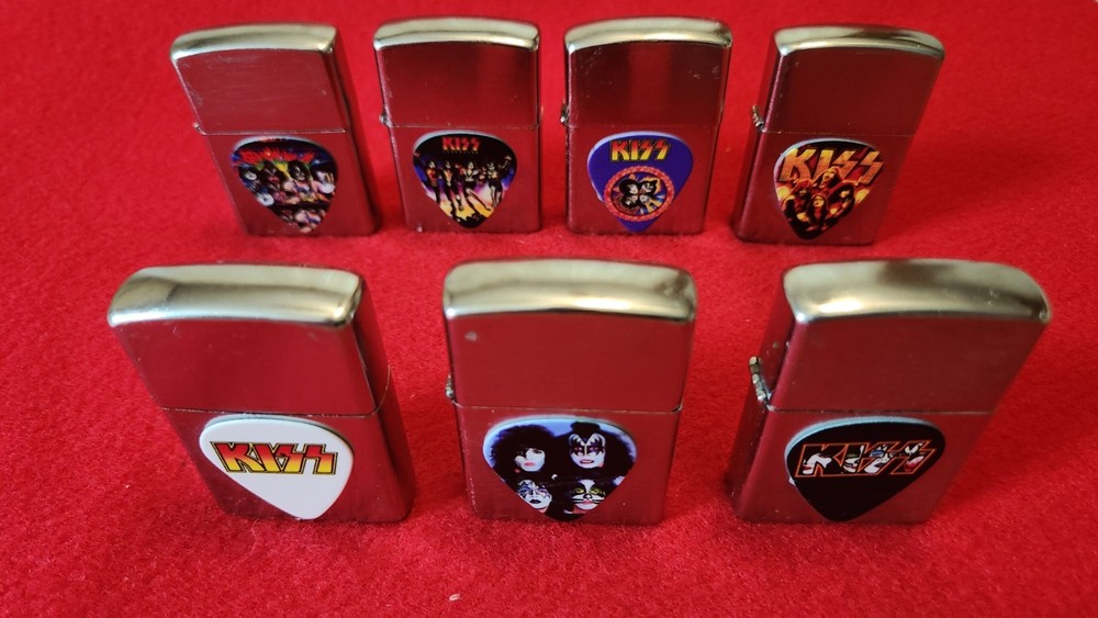 KISS Guitar Pick Lighter Collection