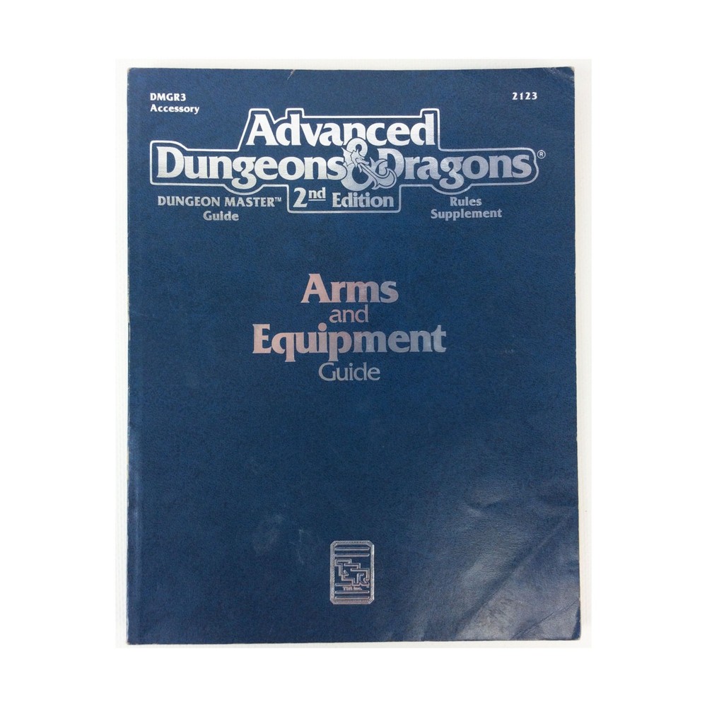 AD&D 2nd Ed Arms and Equipment Guide (2nd) VG+
