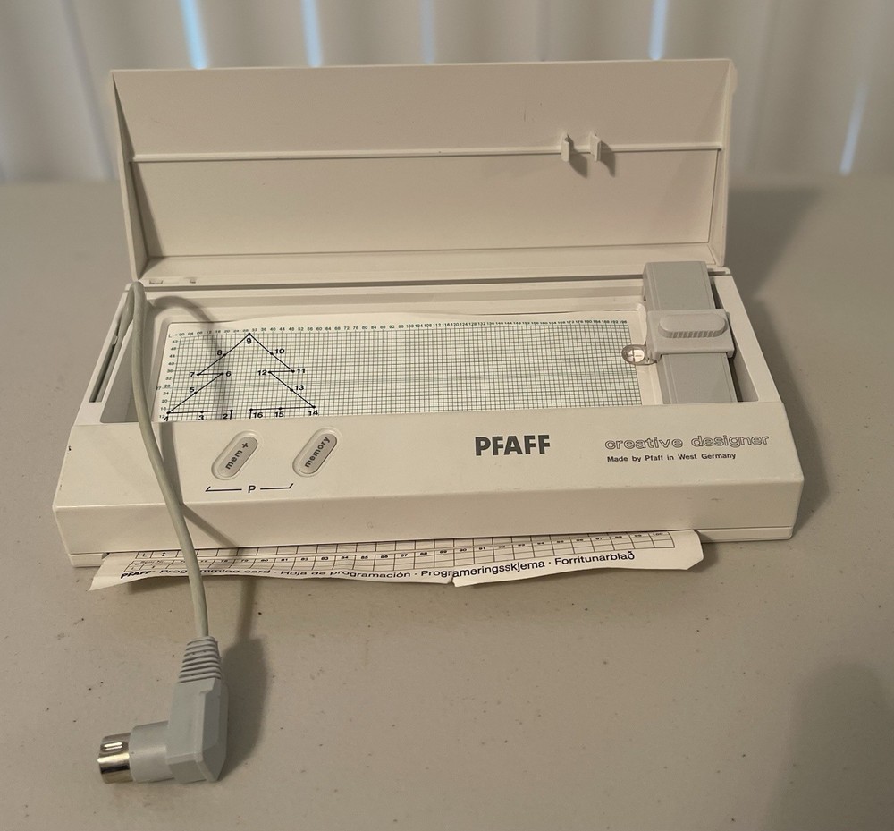 Vintage PFAFF Creative Designer ML 0001 Programming Pad West Germany