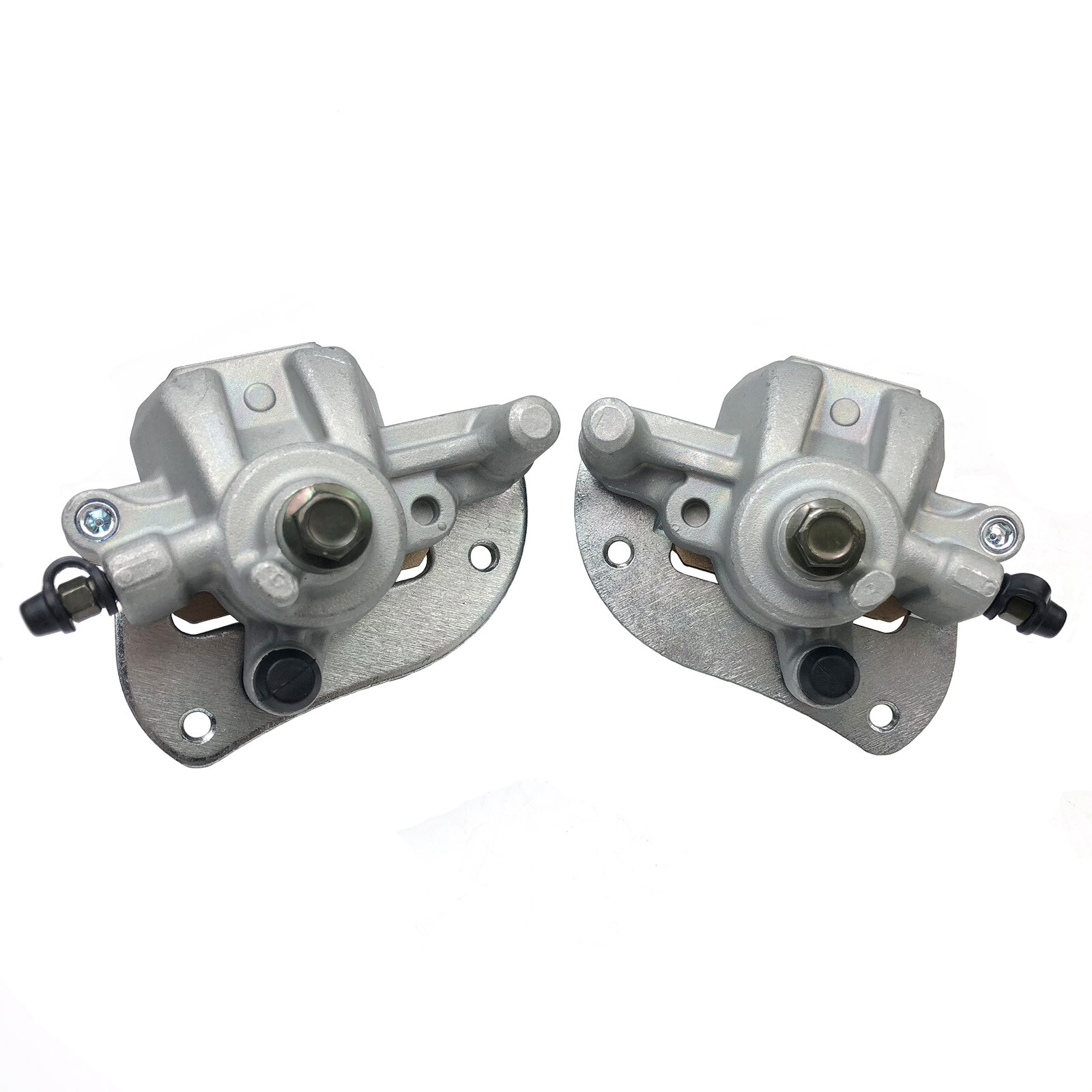 Front Brake Calipers & Disc Rotors for Yamaha Grizzly 700 YFM700 4x4 2007-2020