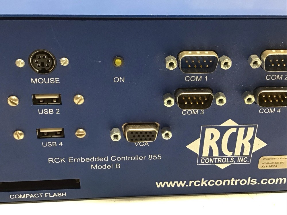 RCK Controls Inc RCK Embedded Controller 855 Model B