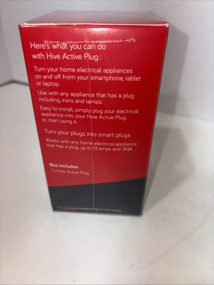 Hive Active Plug For Smart Home - Sealed - NIB