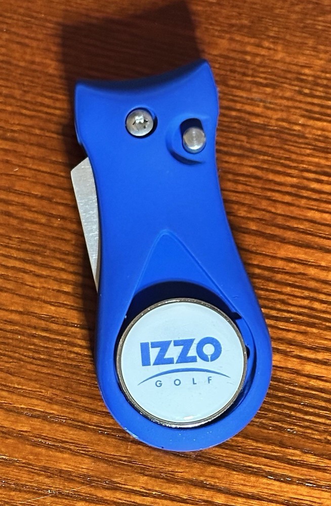 Izzo Golf Foldable Metal Golf Divot Repair Tool - New in Box