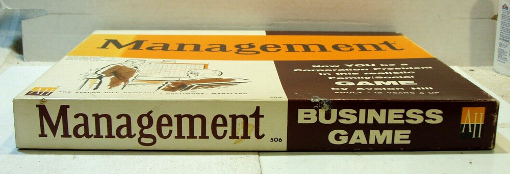 Management Board Game © 1961, Avalon Hill #506