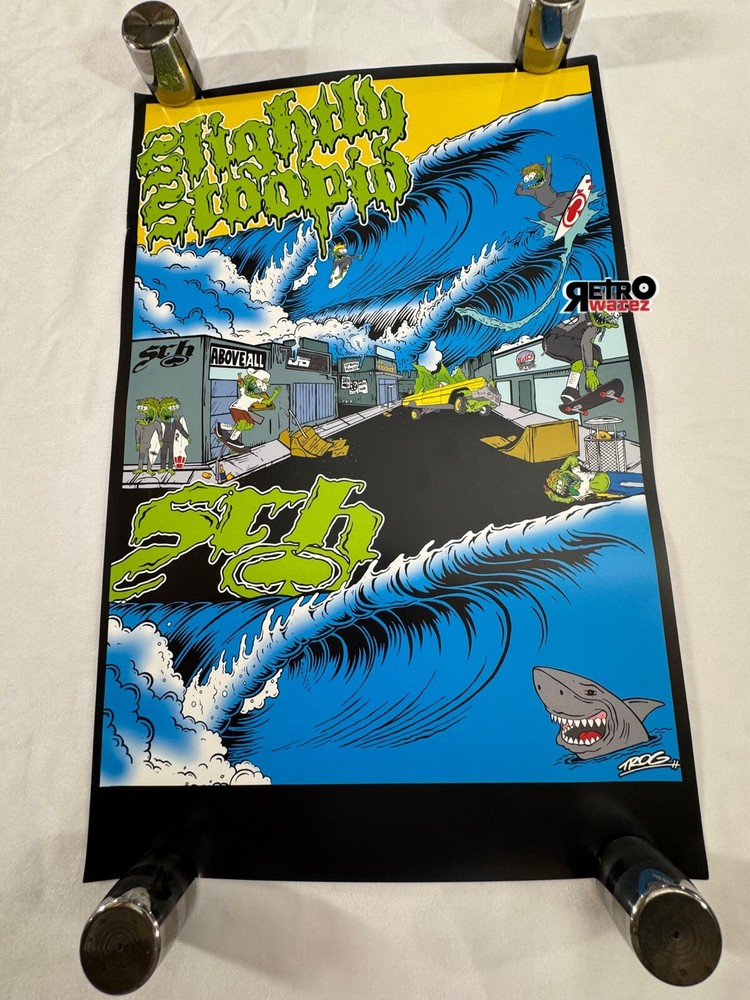 Slightly Stoopid SRH Poster 11x17” suburban noize punk rock skateboard kmk