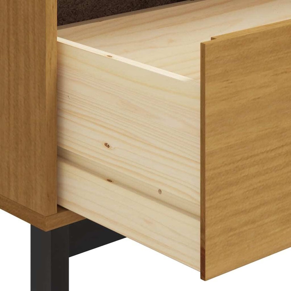 Sideboard Oak Solid pine wood Medium Sideboard Rectangular