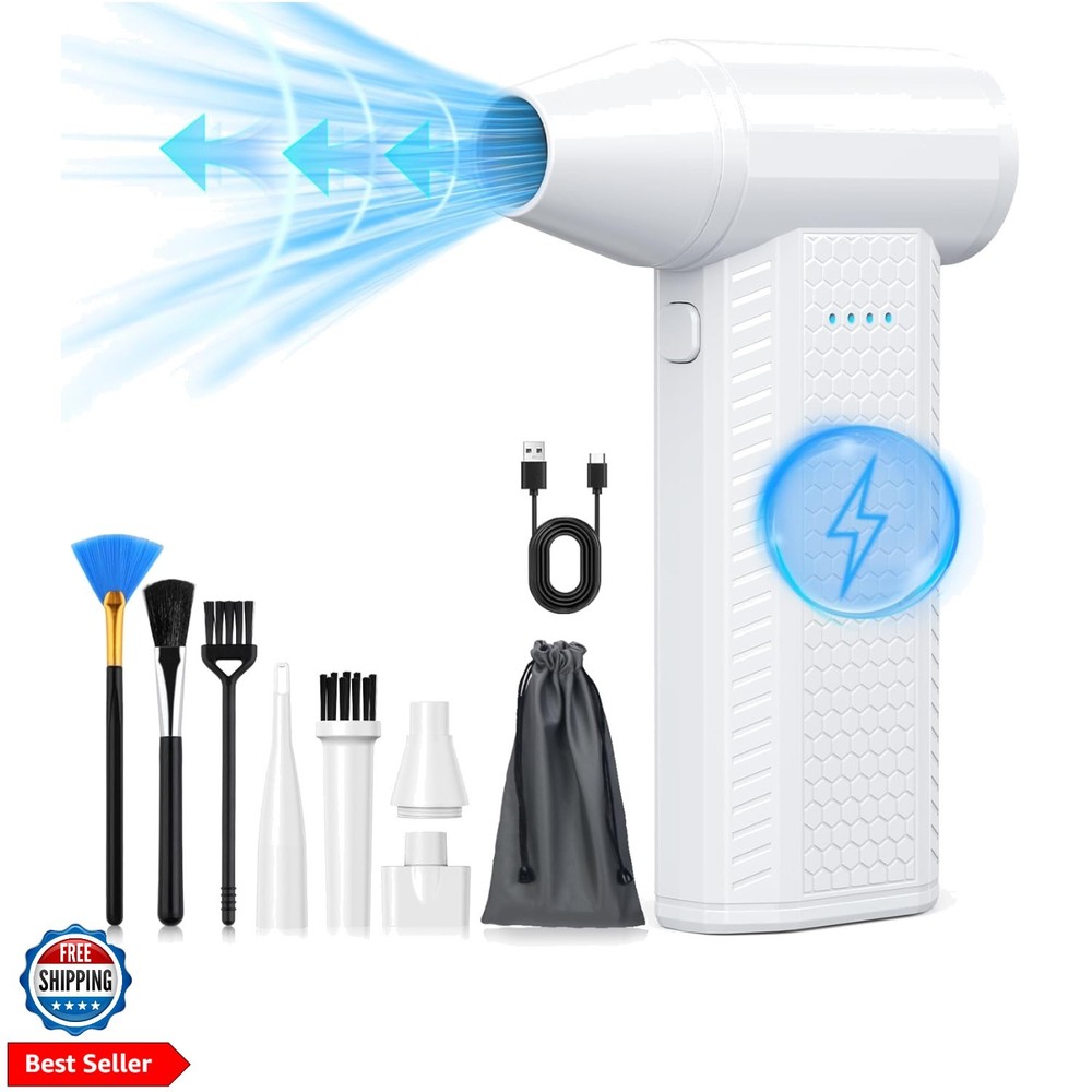 Compressed Air Duster kit-Blower-pc Duster Electric-130000RPM- Replace Compre...