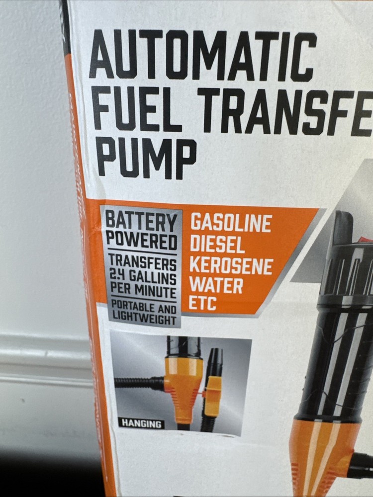 Professional Tools Automatic Fuel Transfer Pump/ New Open Box