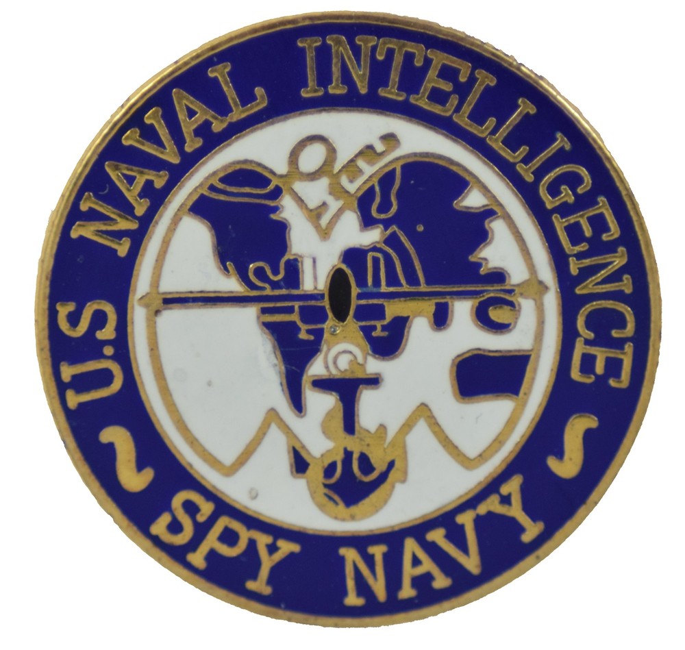 NAVAL INTEL HAT PIN