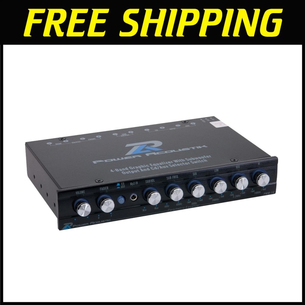 4-Band Parametric EQ with Subwoofer Control