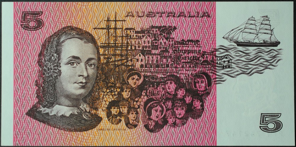 Australia P44d 5 Dollars Gem Uncirculated