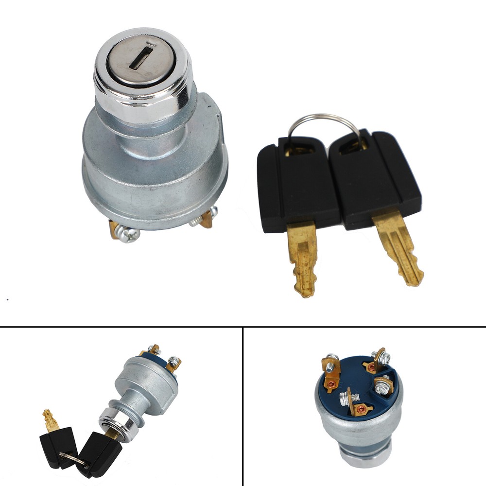 Starter Ignition Switch For Caterpillar 9G7641 9G-7641 With 2 Keys E