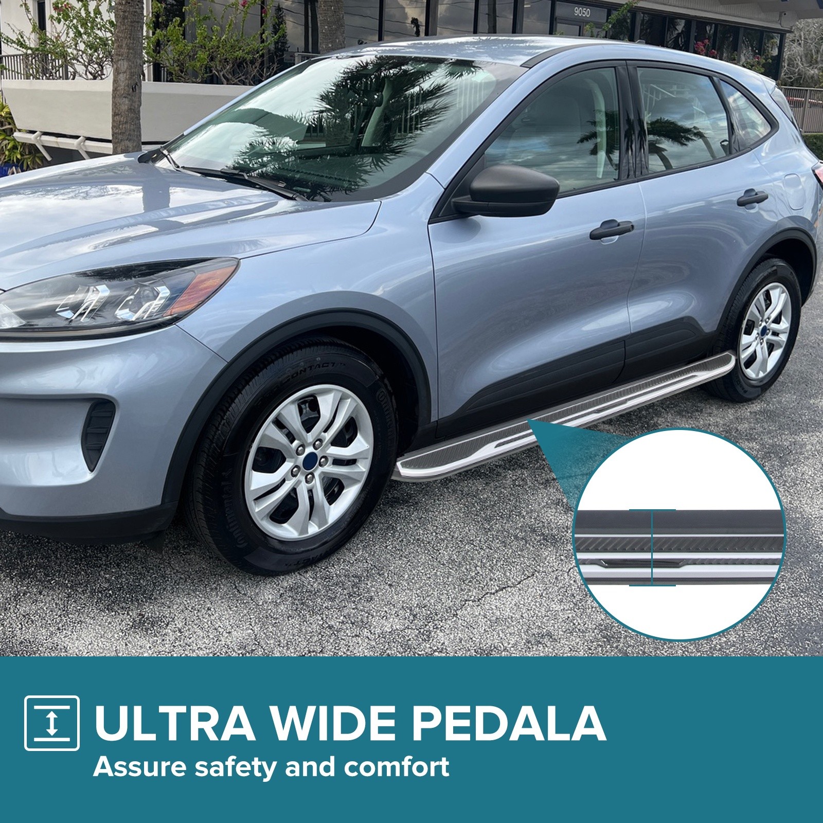 Running Boards Side Step Pedal Nerf Bar Fits For 2020-2025 Ford Escape