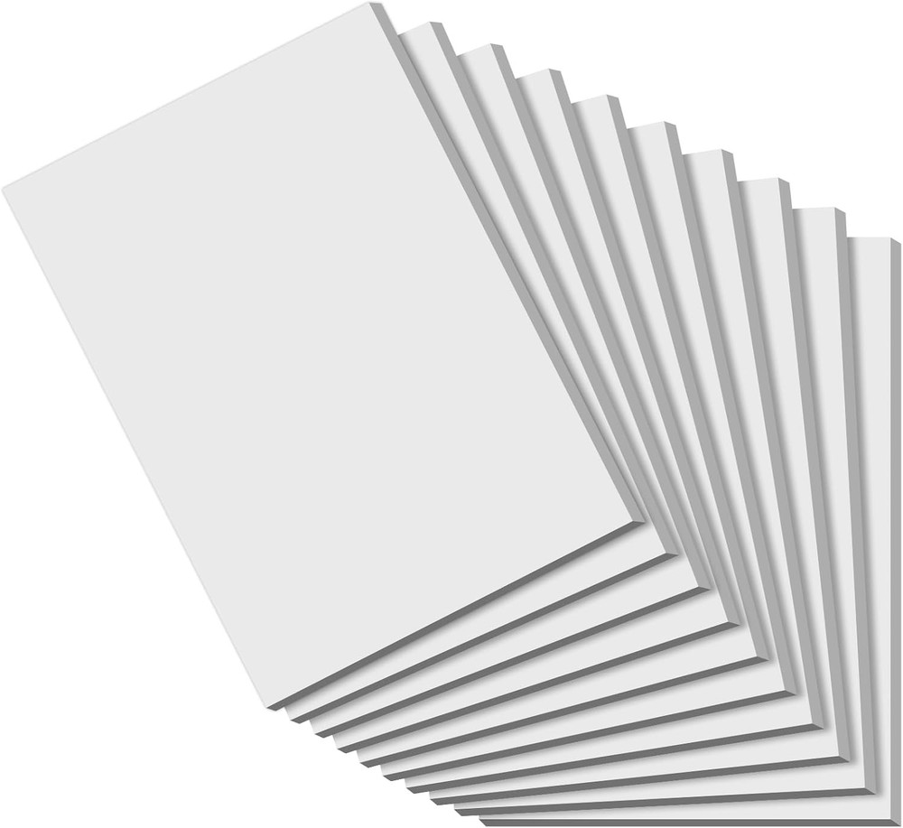 Note Pads 4x6 - Notepad - 10 - 50 In-10 Pack-50 Sheets-Blank, White