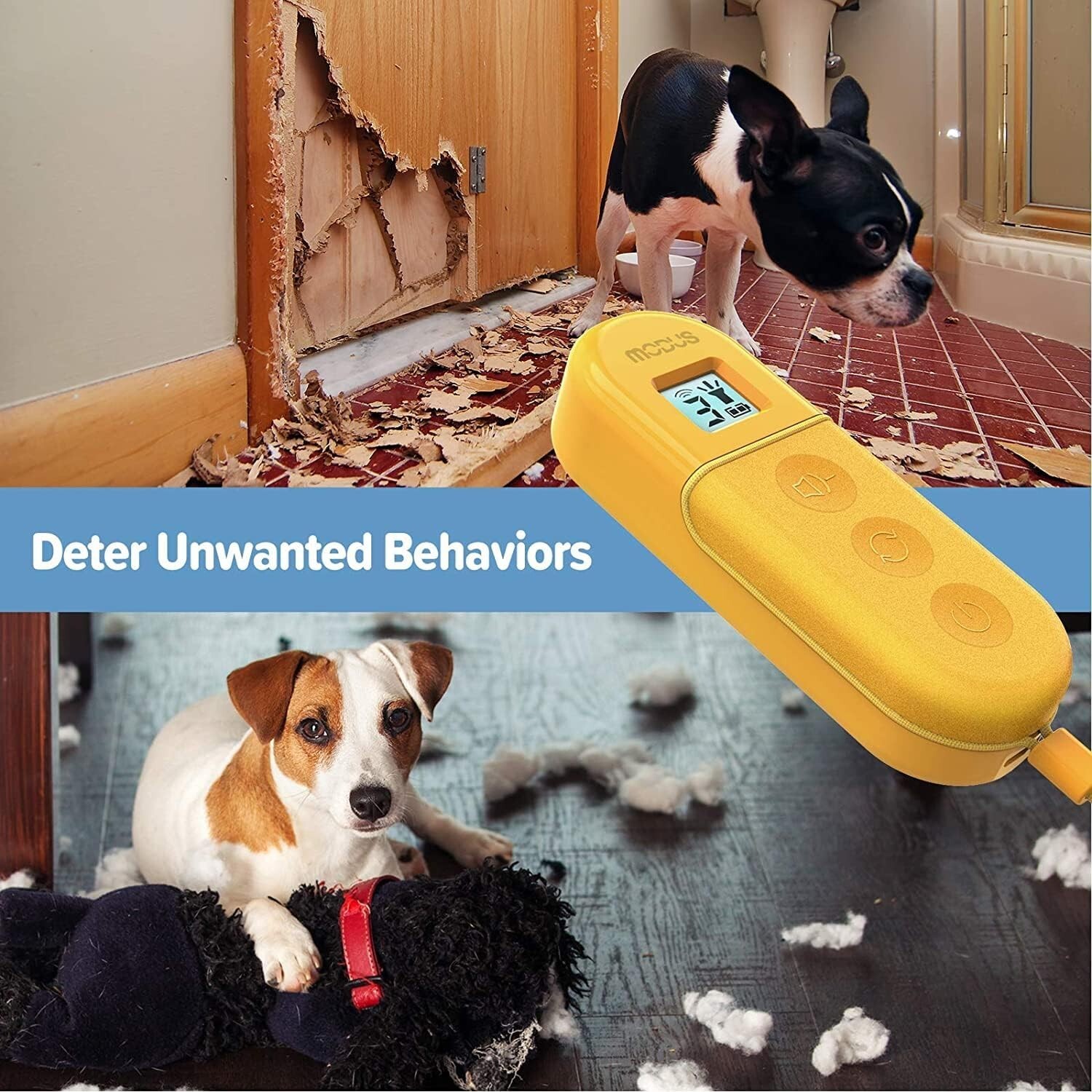 Anti Barking Devices, Ultrasonic Dog Barking Control Devices with 3 Modes-Black