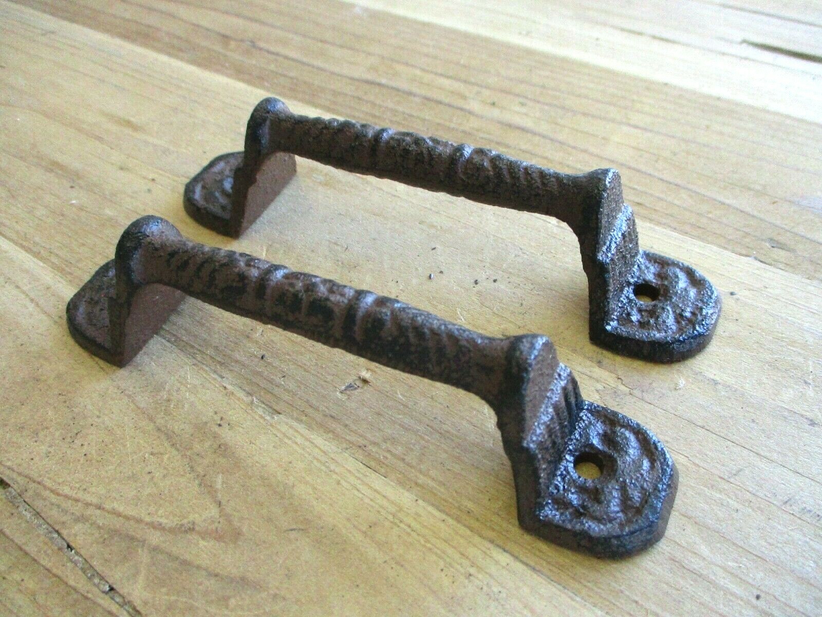15 Handles Gate Drawer Pulls Pulls Shed Cabinet Door Handles Cast Iron RUSTIC