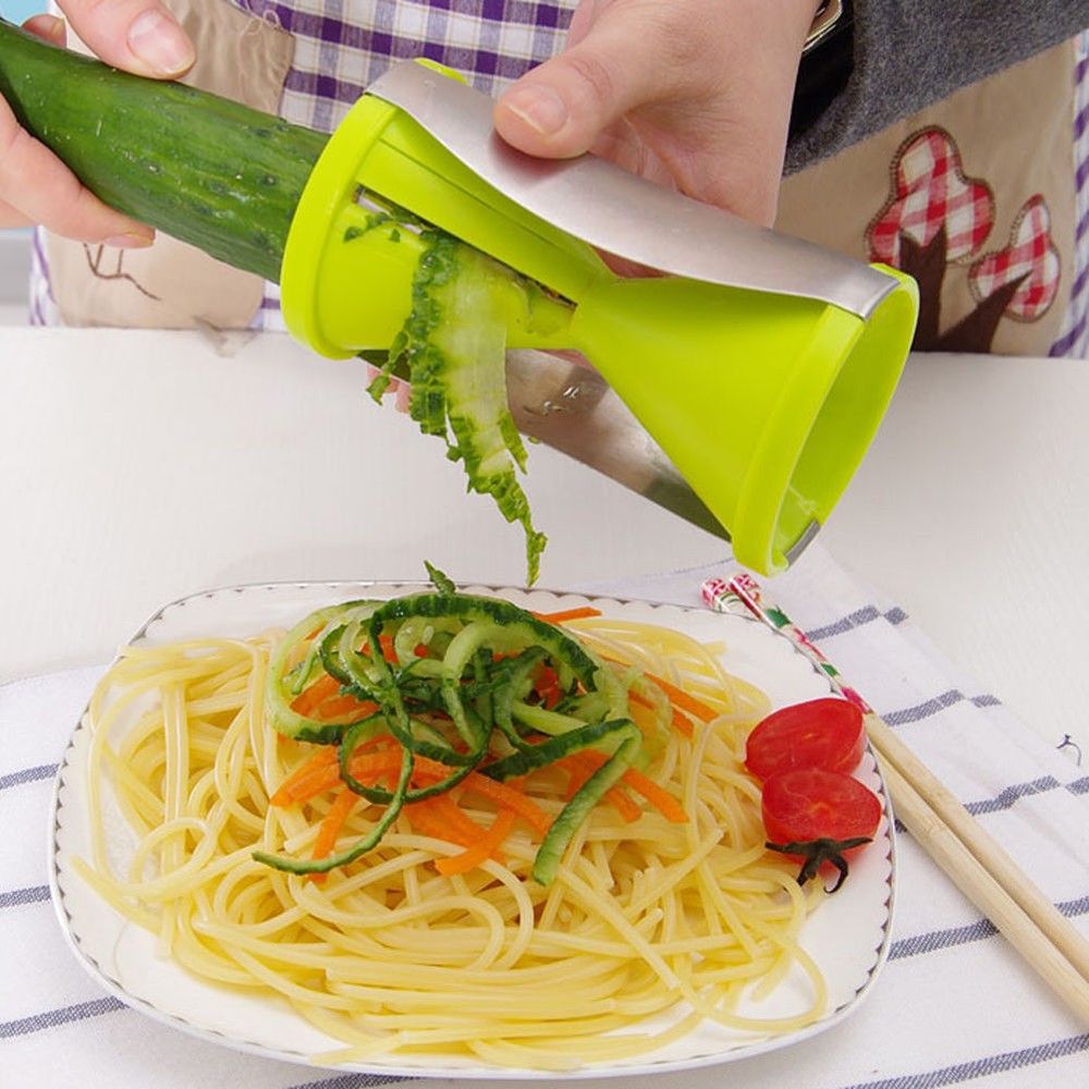 Spiral Slicer Peeler Shred Vegetable Fruit Process Cutter 2 PACK