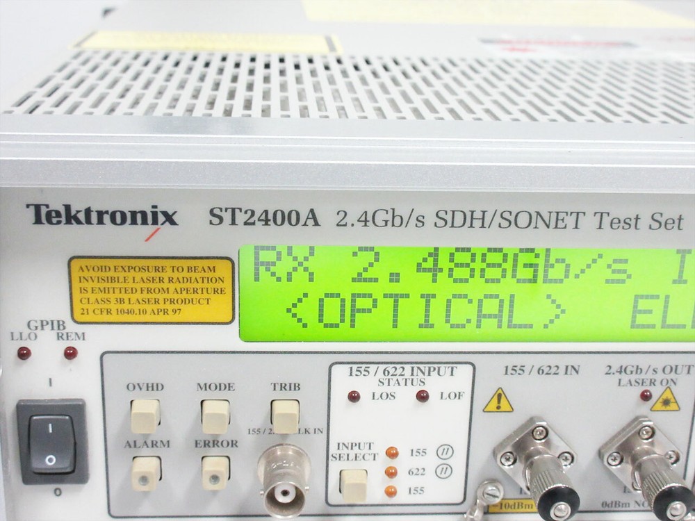 TEKTRONIX ST2400A STM-16/OC-48 2.4-GBPS TEST SET