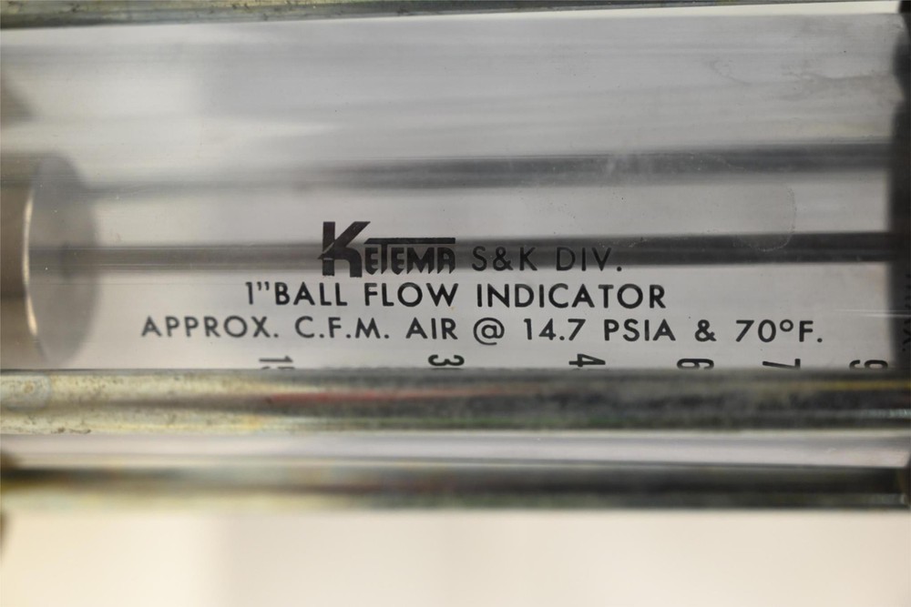 KETEMA S+K 1'' BALL FLOW INDICATOR