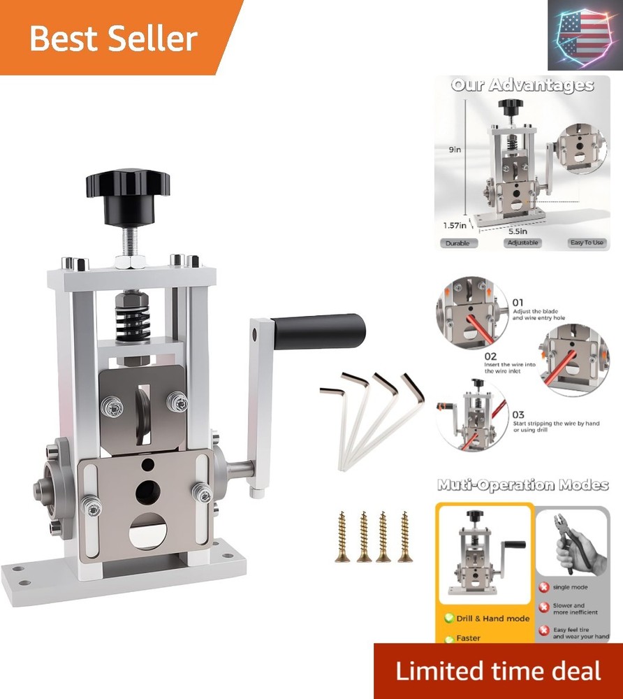 Esokoya Wire Stripper Machine, Copper Wire Strippring Machine With Drill-Powe...