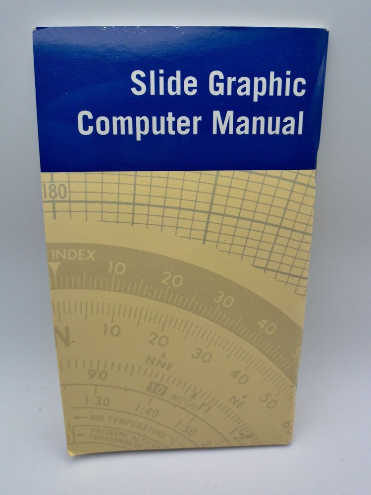 Jeppesen Slide Graphic Computer Manual Only Aviation Flight Guide Booklet