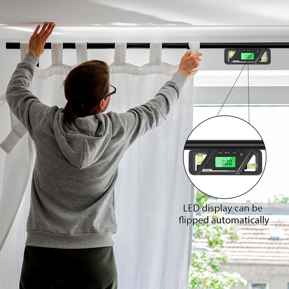 Portable Magnetic Base LED Digital Display Level Angle Measuring Instrument