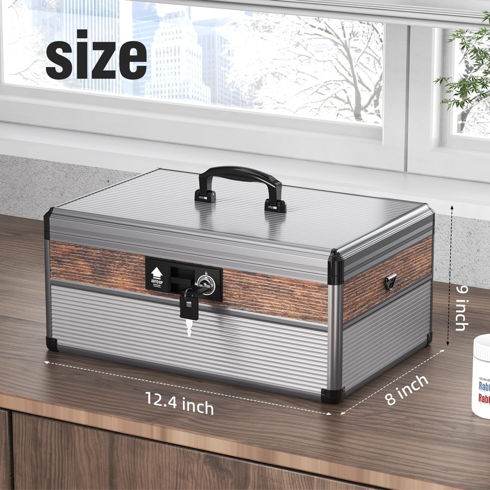 Medicine Lock Box,locking medicine box, Security Lock Boxes【Extra Large16*10 ...