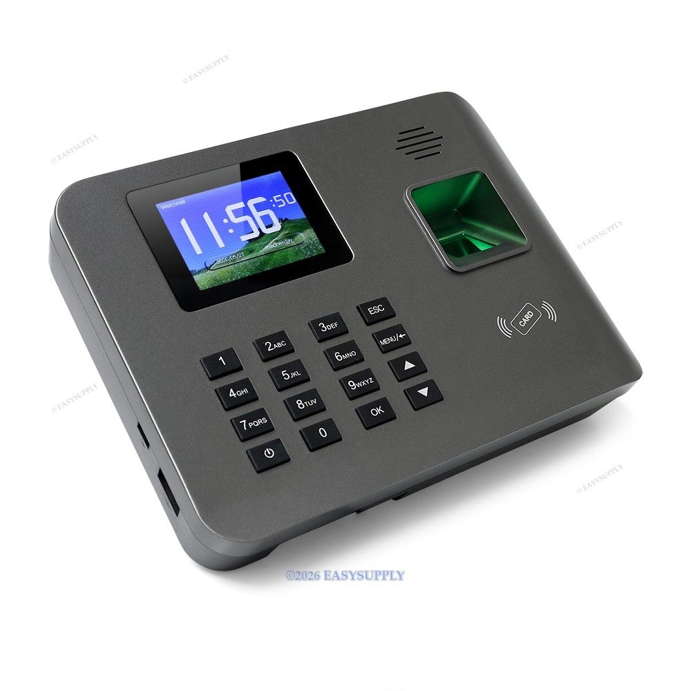Support Remote Access Biometric Fingerprint And RFID Card Attendance Time Clock