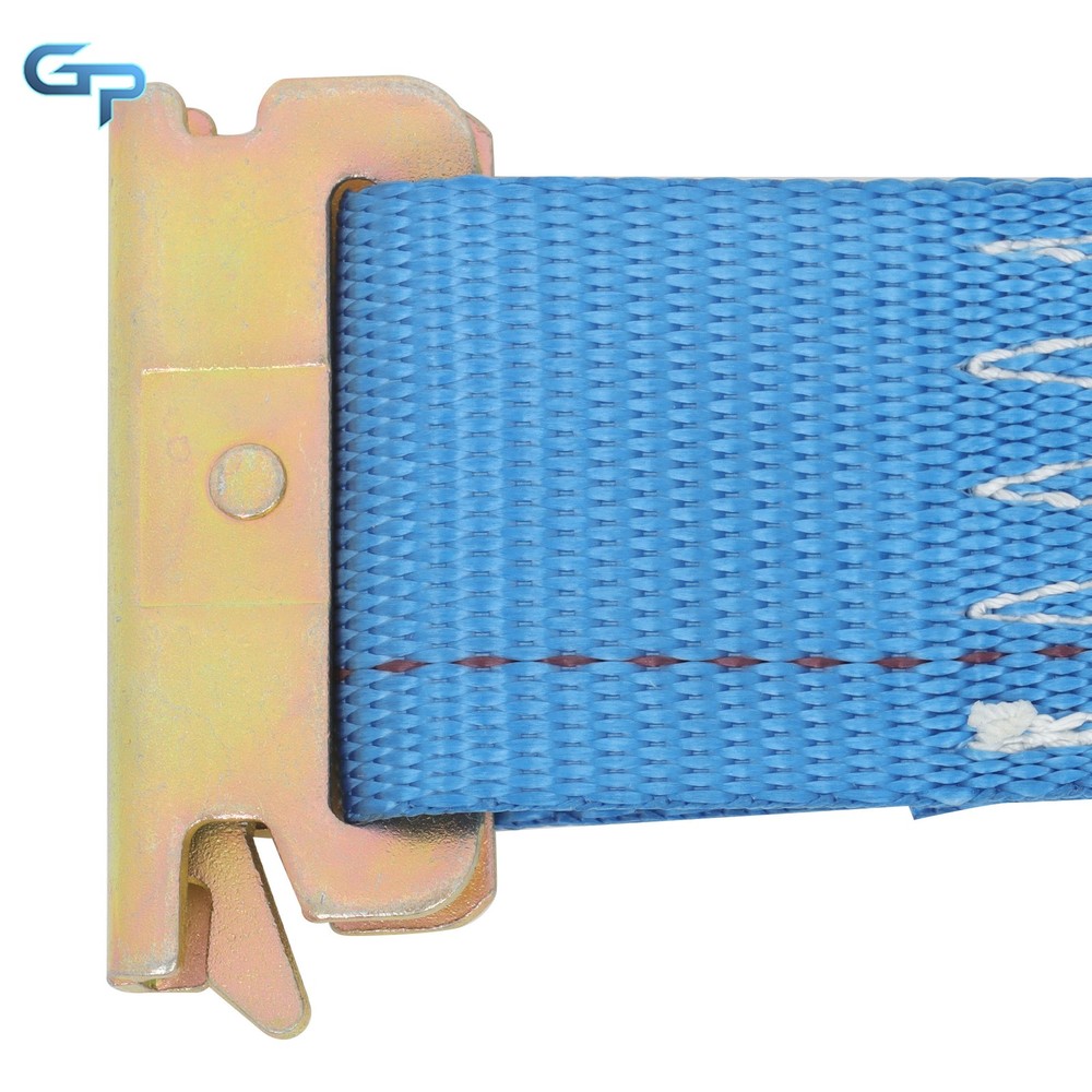 Wheel Chock Tie-Down Kit 4PCS E Wheel Chock 2PCS 7.5' Tie-Down Strap