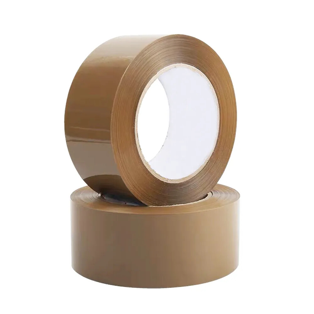 Up to 72 Rolls 2" or 3" x 110 Yds Tan Carton Sealing Packing Shipping Box Tape