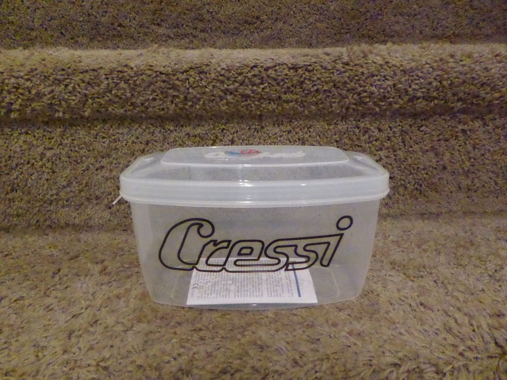 Cressi Clear Hard Plastic Mask Case for For Focus Mask
