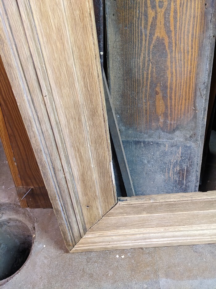 Antique Oak Wall Frame