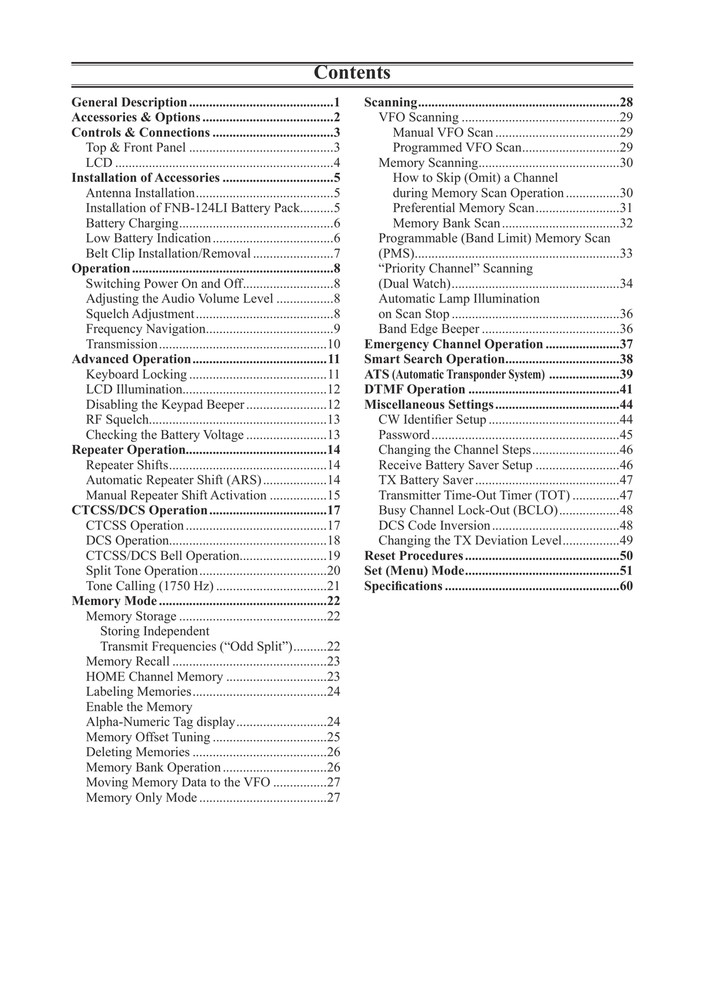 Yaesu FT-257 — Operating Manual Guide Documentation — 64 Pages — USA Made